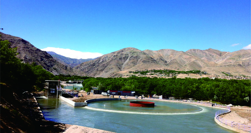 阿富汗帕尔旺水利增项工程——沉沙旋池