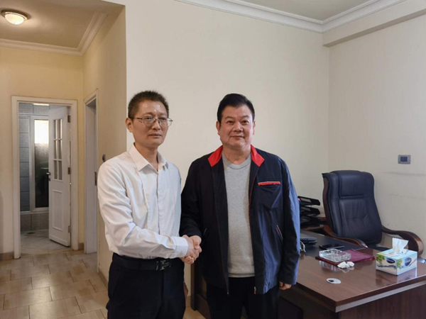安博app·（中国）官方网站公司董事长王元旦一行访问中铁二局埃塞分公司